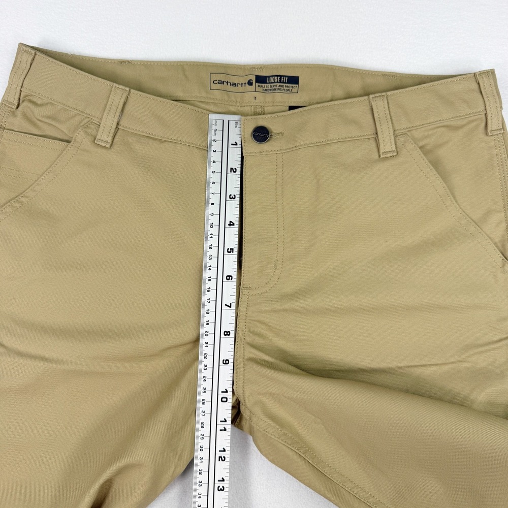 Carhartt Rugged Pro Series Flex Canvas Work Pant Size L Womens Tan Bn3109 NEW - Picture 9 of 9
